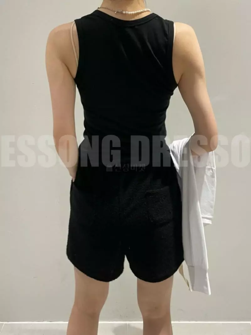 Auver_Fit - Korean Women Fashion - #momslook - Tencel Sleeveless - 2