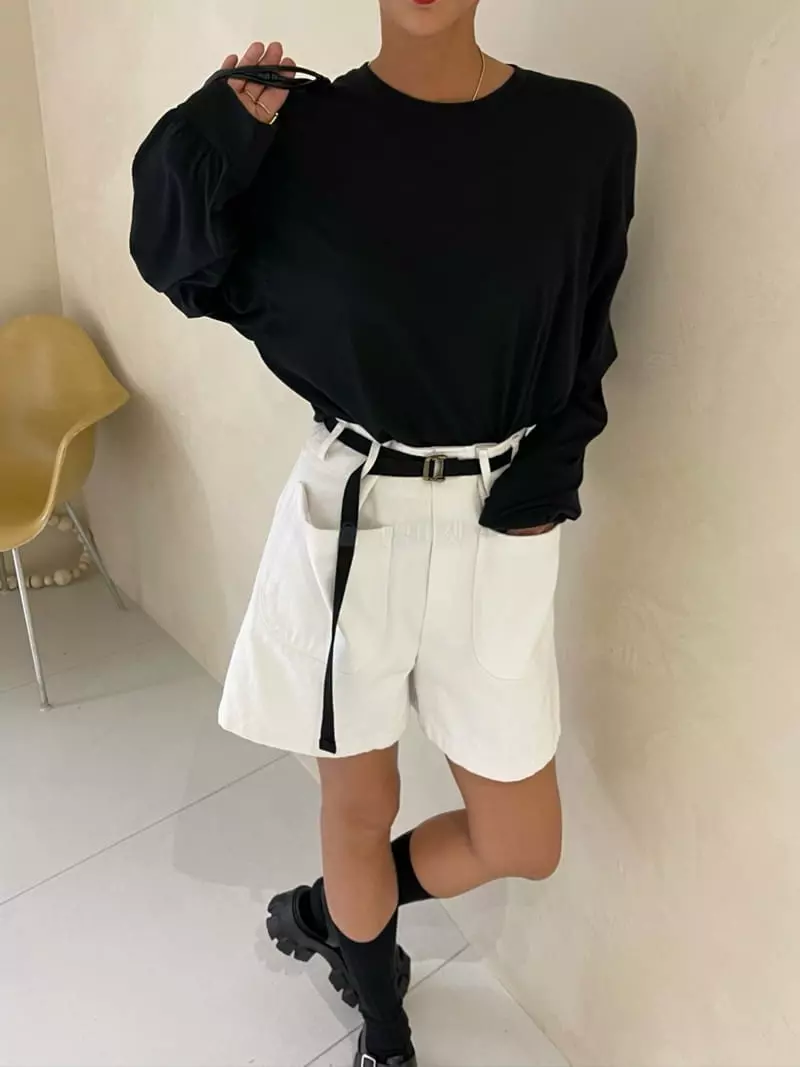Auver_Fit - Korean Women Fashion - #momslook - Back Circle Sweatshirt - 8