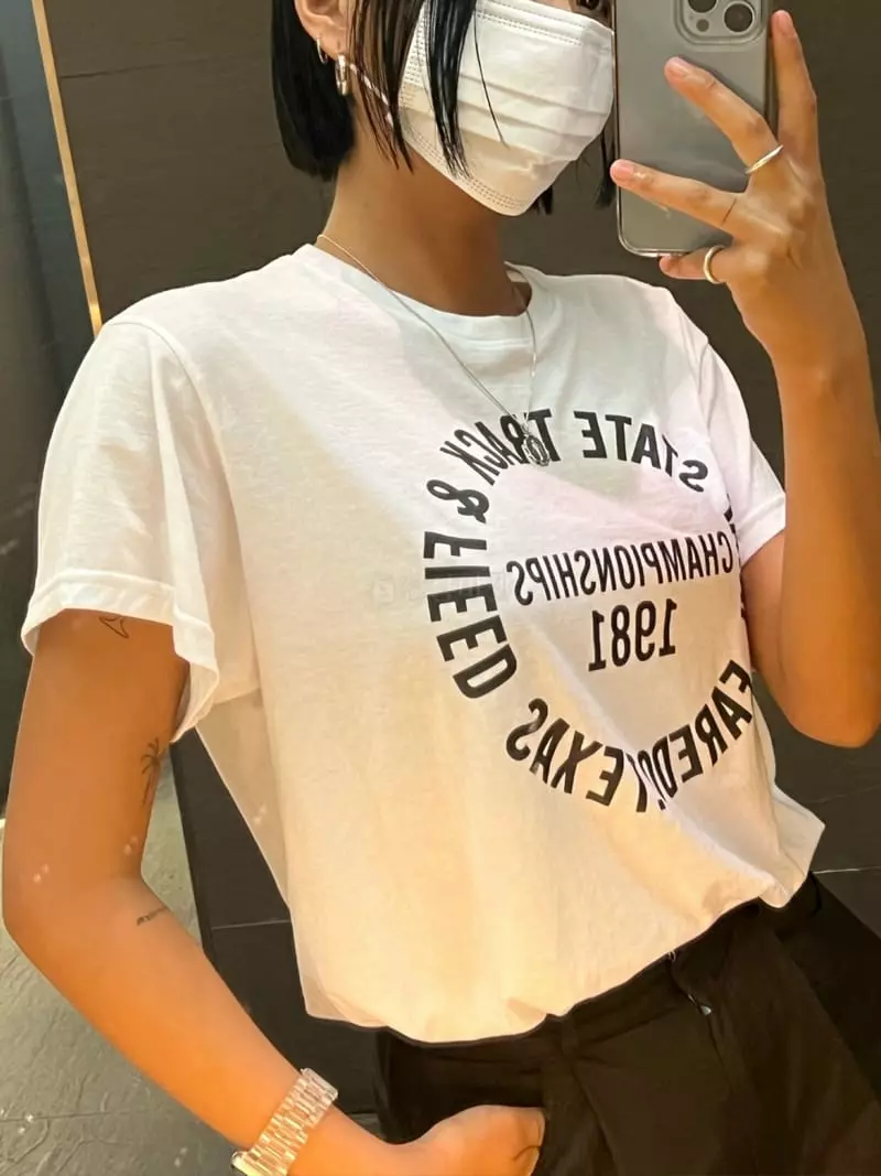 Auver_Fit - Korean Women Fashion - #womensfashion - 1981 Tee