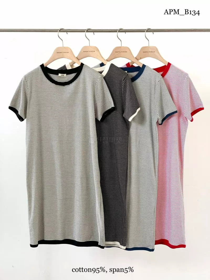 Baking Powder - Korean Women Fashion - #womensfashion - Peach One-piece - 4