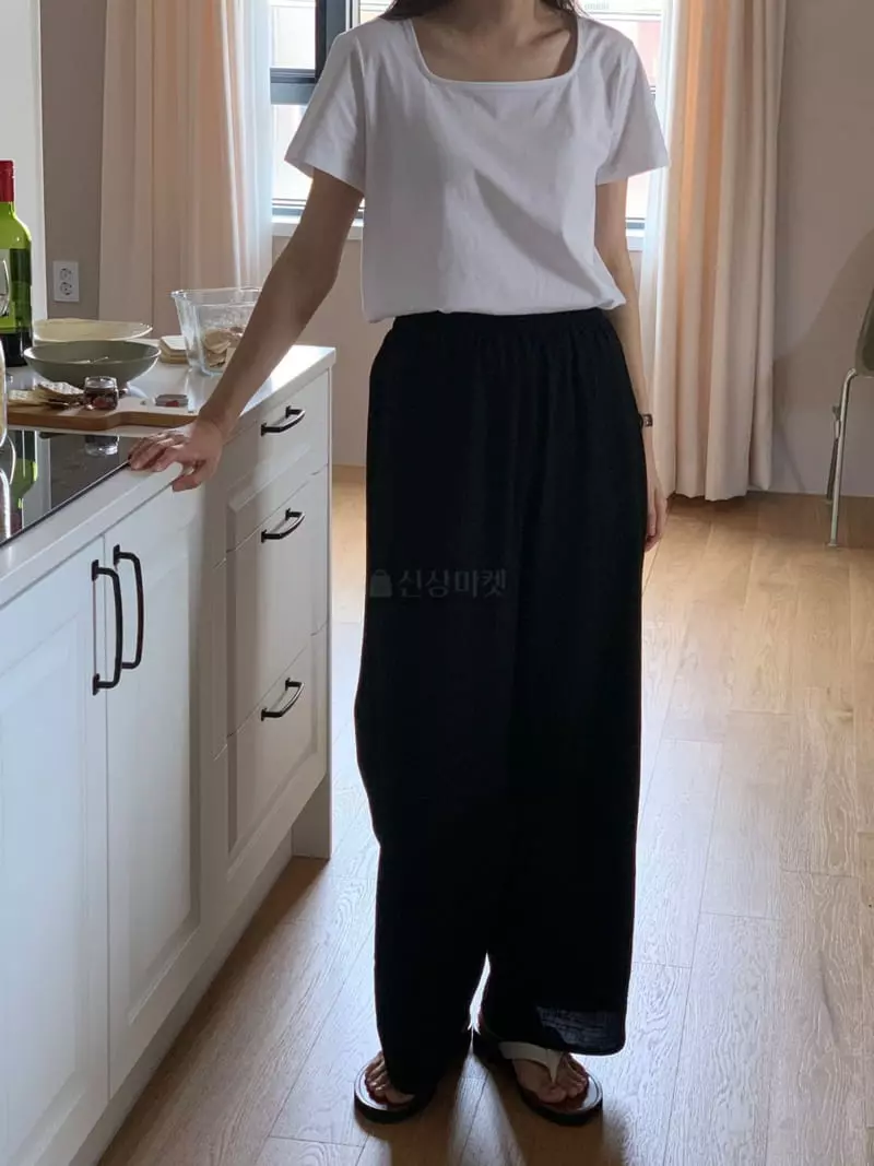Baking Powder - Korean Women Fashion - #momslook - Flow Banding Pants - 10