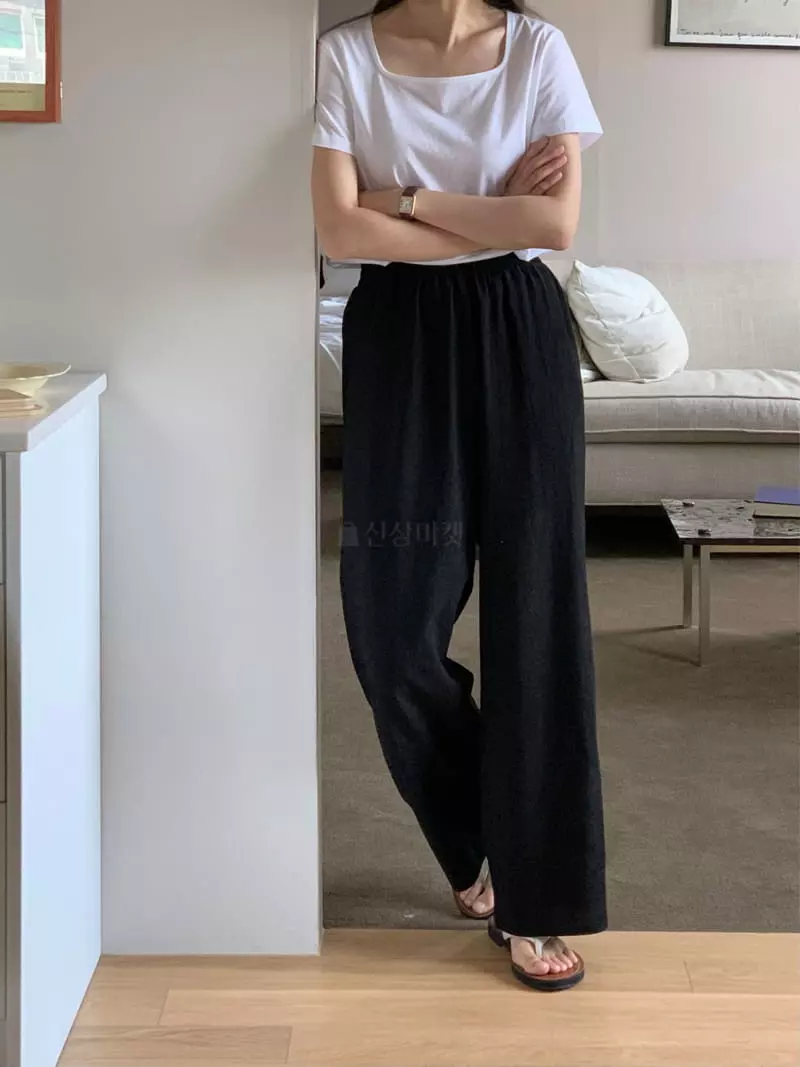 Baking Powder - Korean Women Fashion - #momslook - Flow Banding Pants - 12