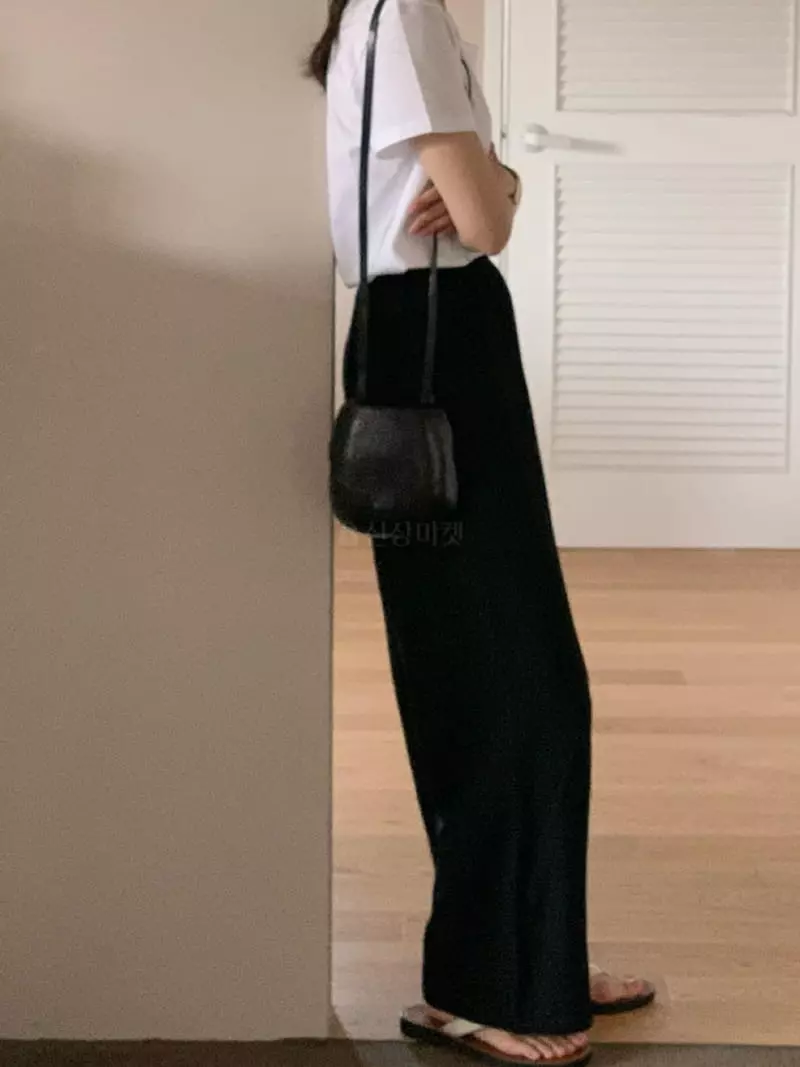 Baking Powder - Korean Women Fashion - #momslook - Flow Banding Pants - 2