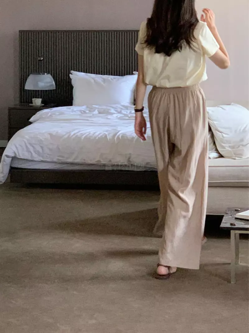 Baking Powder - Korean Women Fashion - #momslook - Flow Banding Pants - 6
