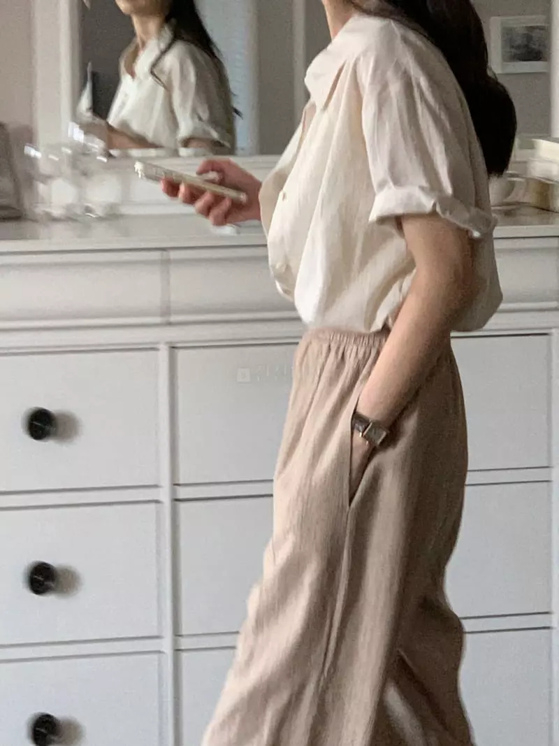 Baking Powder - Korean Women Fashion - #momslook - Flow Banding Pants - 8