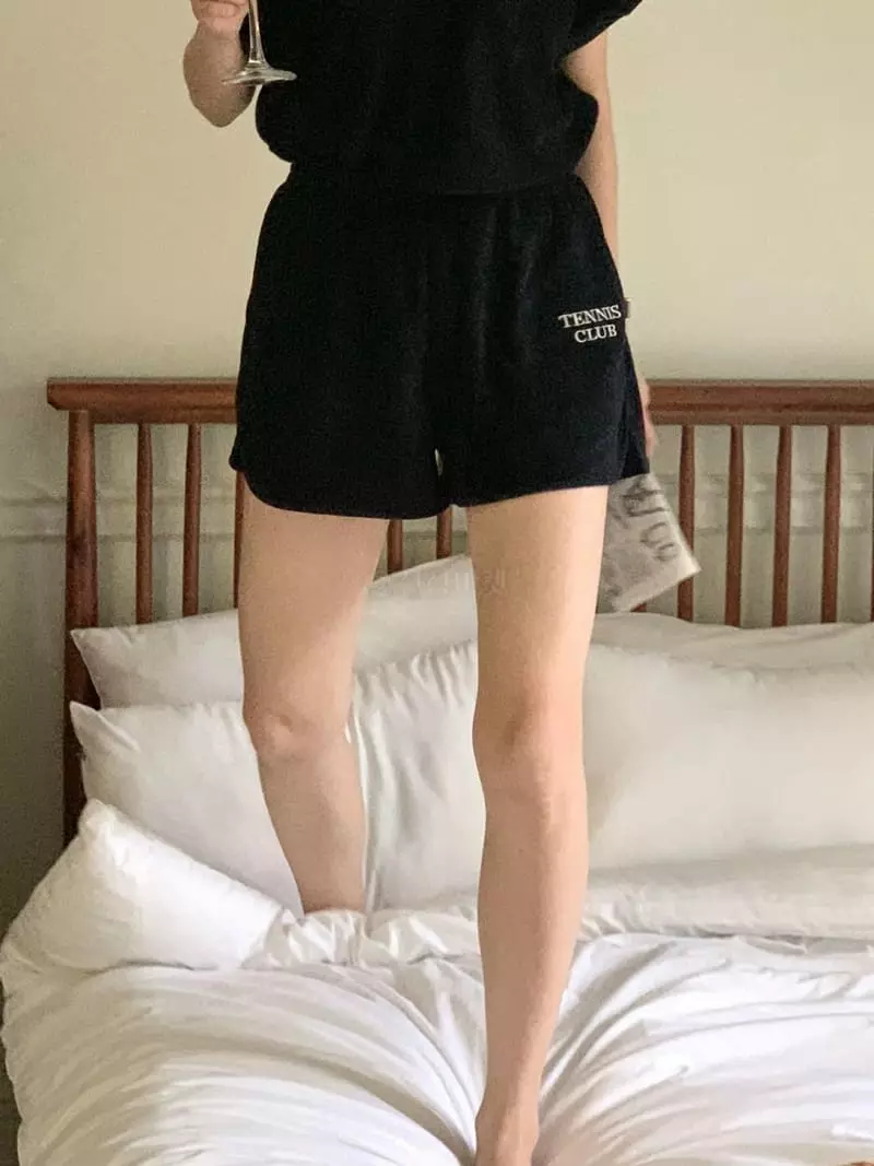 Baking Powder - Korean Women Fashion - #momslook - Terry Shorts - 8