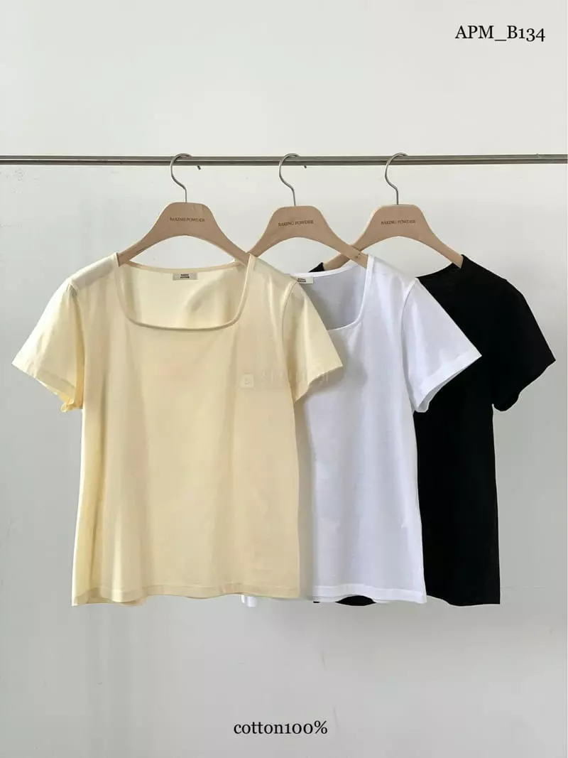 Baking Powder - Korean Women Fashion - #momslook - Clari Short Sleeves Tee - 6