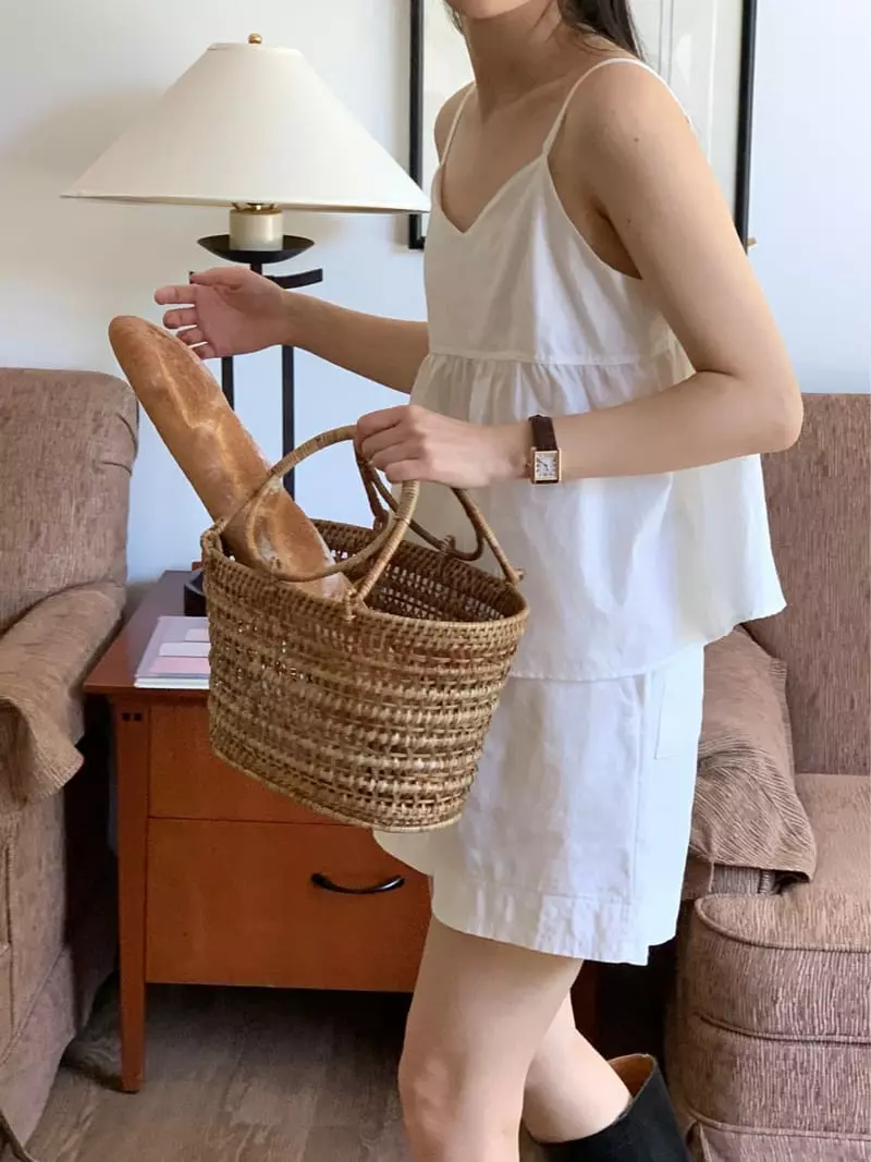Baking Powder - Korean Women Fashion - #momslook - Shopy String Blouse