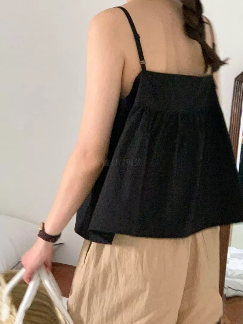 Baking Powder - Korean Women Fashion - #momslook - Shopy String Blouse - 5