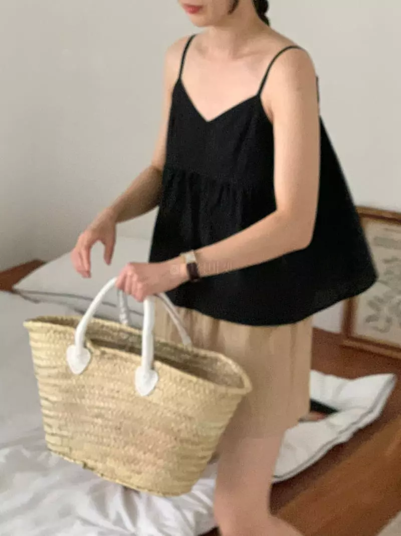 Baking Powder - Korean Women Fashion - #momslook - Shopy String Blouse - 6
