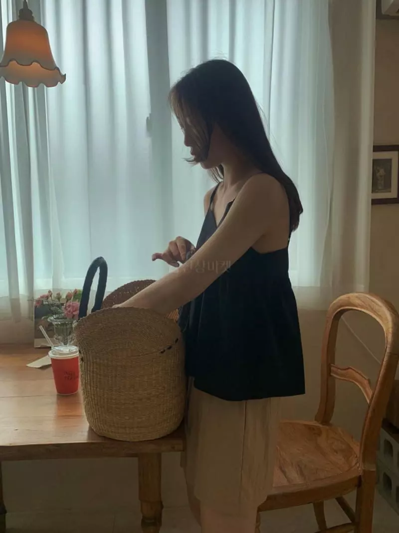Baking Powder - Korean Women Fashion - #restrostyle - Shopy String Blouse - 12