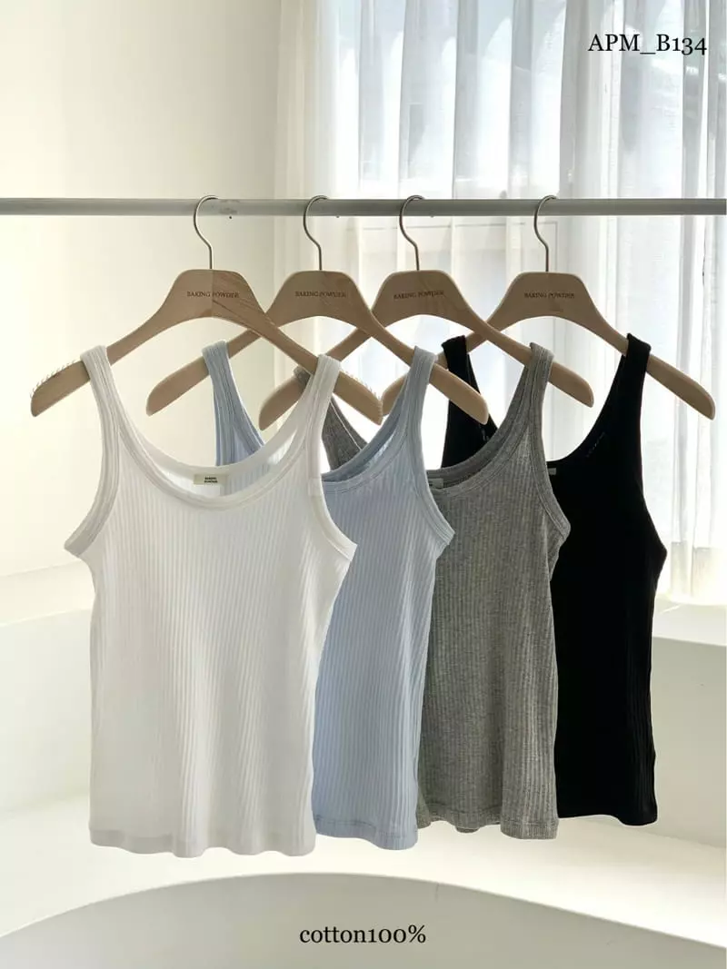 Baking Powder - Korean Women Fashion - #restrostyle - Barbie Sleeveless - 9