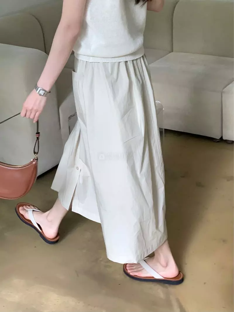Baking Powder - Korean Women Fashion - #romanticstyle - Cle Skirt - 4