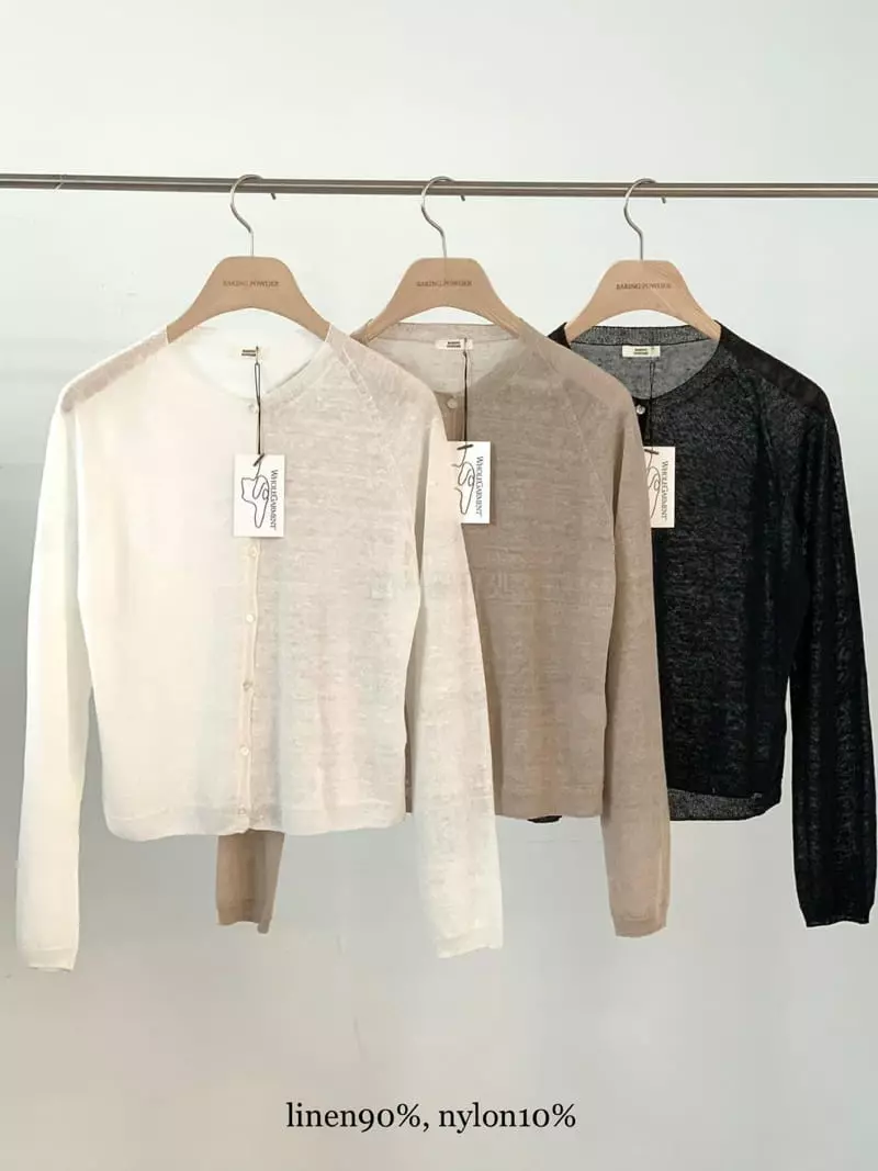 Baking Powder - Korean Women Fashion - #thelittlethings - Relieve Whole Cardigan - 9