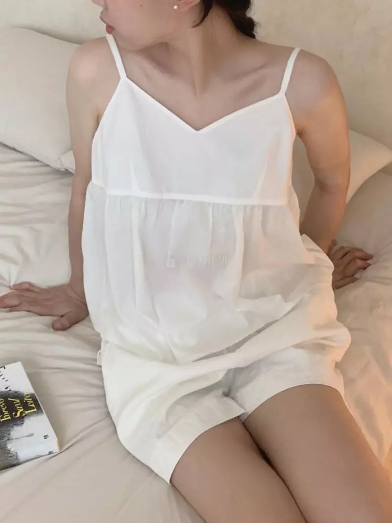 Baking Powder - Korean Women Fashion - #vintagekidsstyle - Shopy String Blouse - 10
