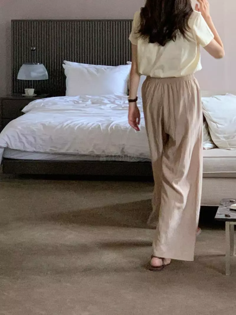 Baking Powder - Korean Women Fashion - #womensfashion - Flow Banding Pants