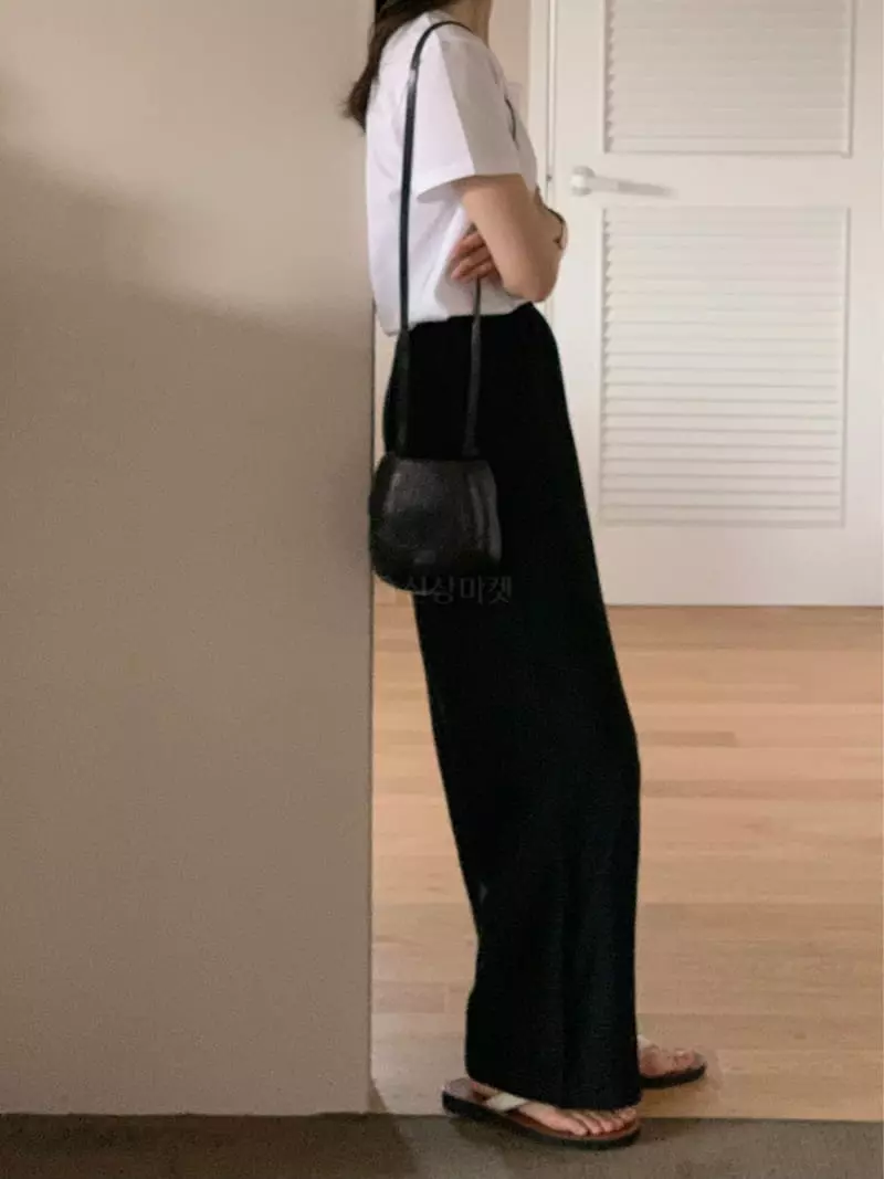 Baking Powder - Korean Women Fashion - #womensfashion - Flow Banding Pants - 9