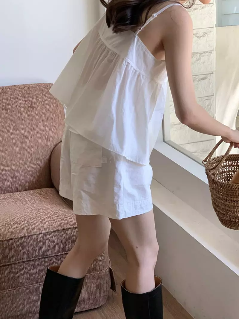 Baking Powder - Korean Women Fashion - #womensfashion - Shopy String Blouse - 2