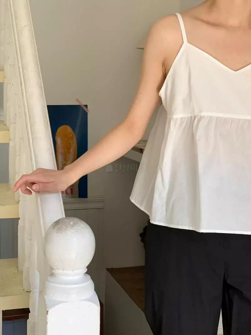 Baking Powder - Korean Women Fashion - #momslook - Shopy String Blouse - 4