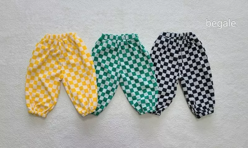 Beagle - Korean Children Fashion - #designkidswear - Checker Terry Pants - 2