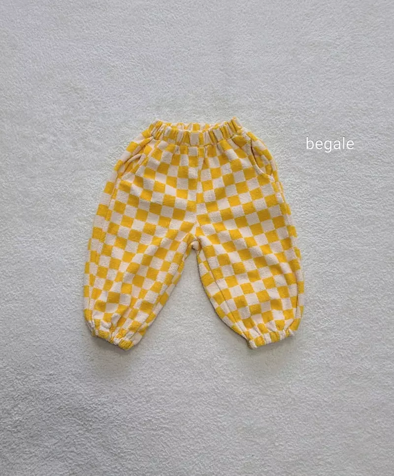 Beagle - Korean Children Fashion - #discoveringself - Checker Terry Pants - 3