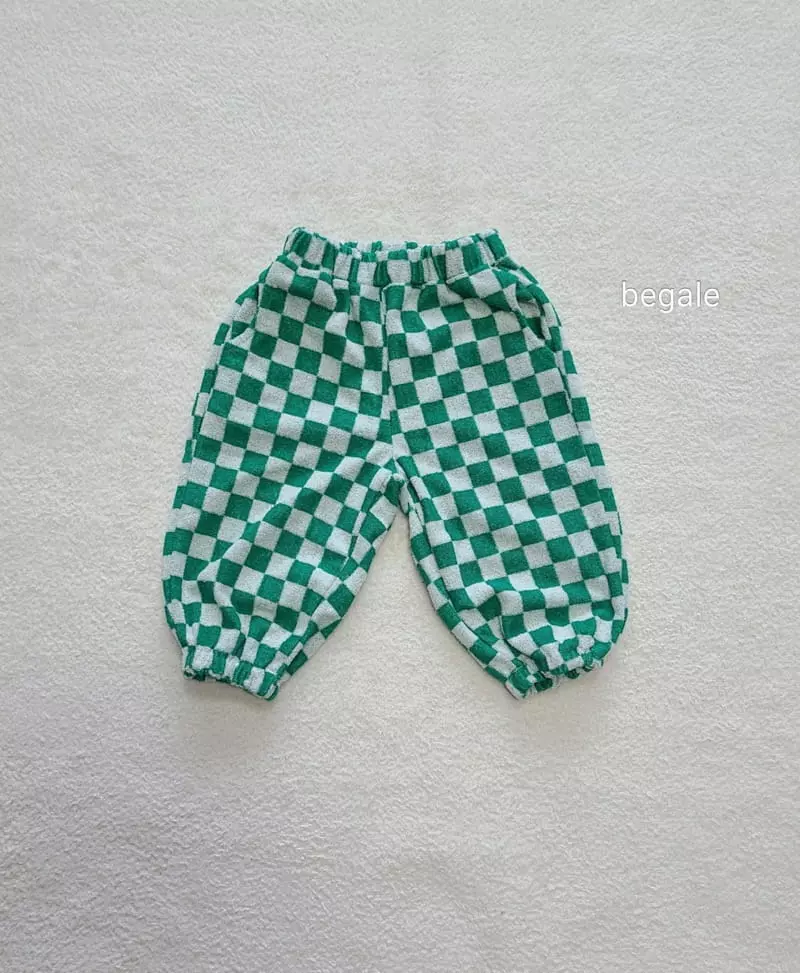 Beagle - Korean Children Fashion - #discoveringself - Checker Terry Pants - 4