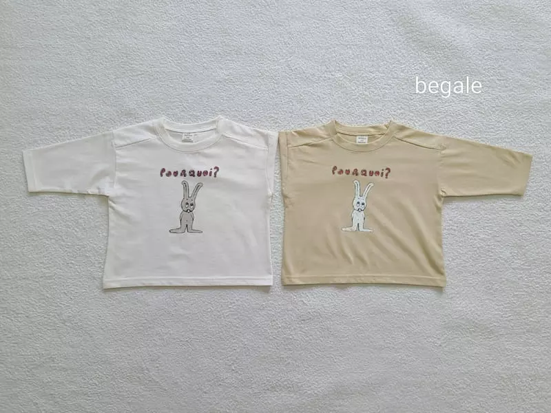 Beagle - Korean Children Fashion - #kidzfashiontrend - Rabbit Paint Tee - 2