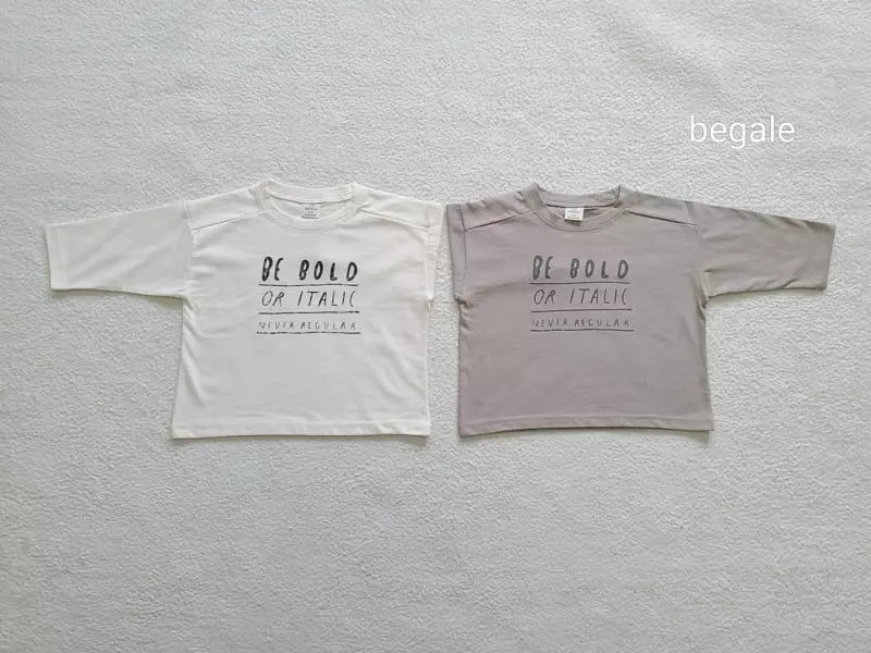 Beagle - Korean Children Fashion - #littlefashionista - B Bold Lettering Tee - 2