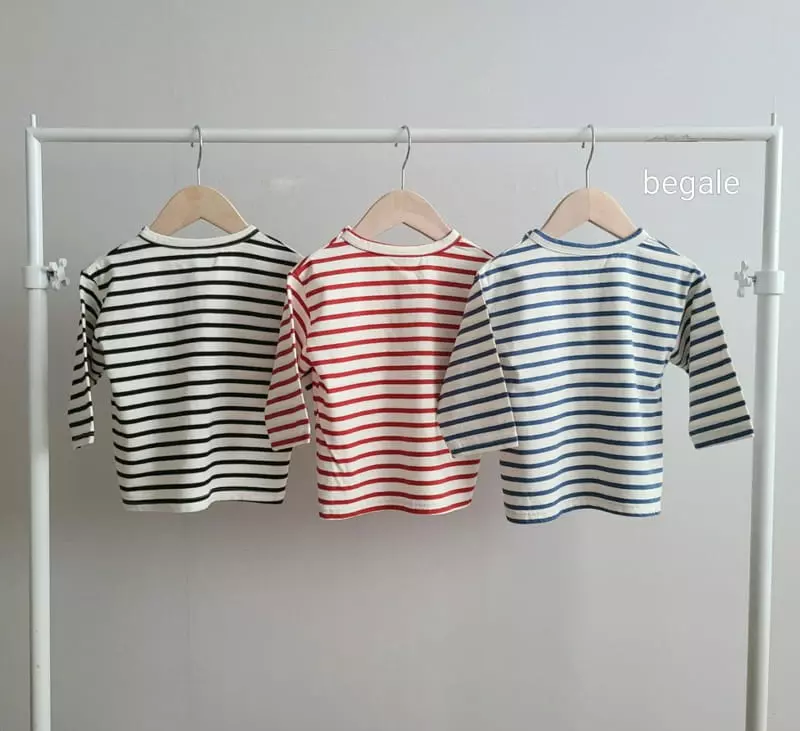 Beagle - Korean Children Fashion - #magicofchildhood - Hey Stripes Tee