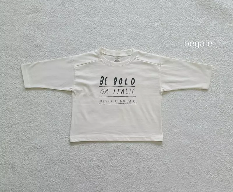 Beagle - Korean Children Fashion - #magicofchildhood - B Bold Lettering Tee - 4