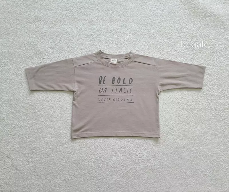 Beagle - Korean Children Fashion - #prettylittlegirls - B Bold Lettering Tee - 5