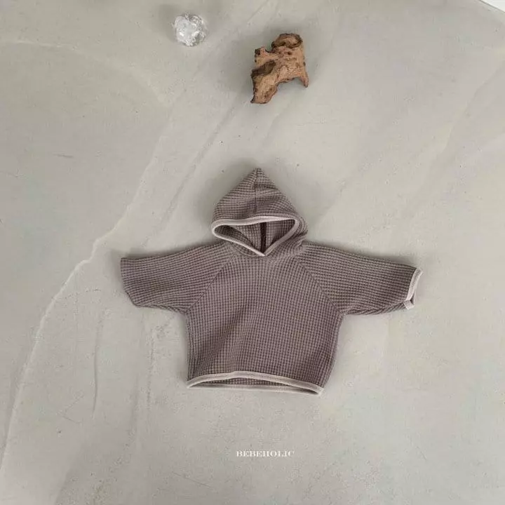 Bebe Holic - Korean Baby Fashion - #babyboutique - Waffle Hoody Tee - 11