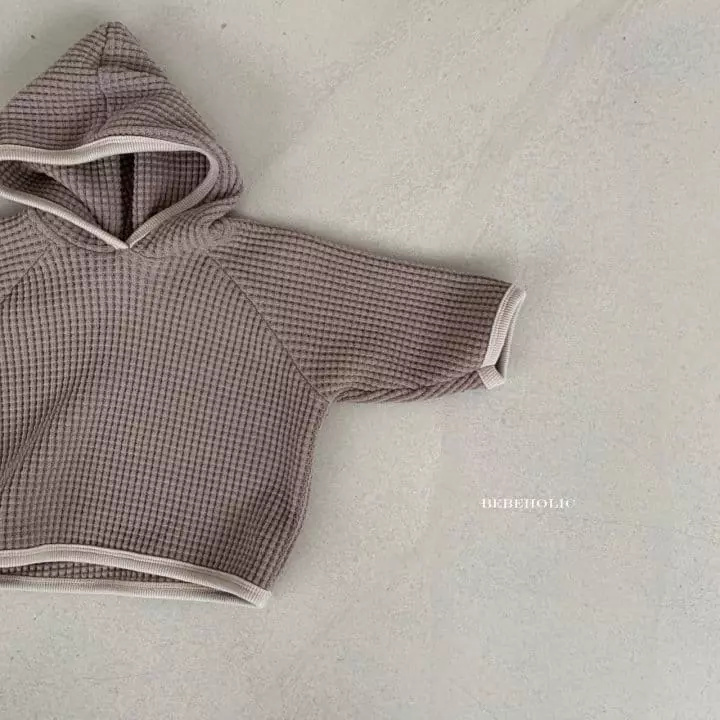 Bebe Holic - Korean Baby Fashion - #babyboutique - Waffle Hoody Tee - 12