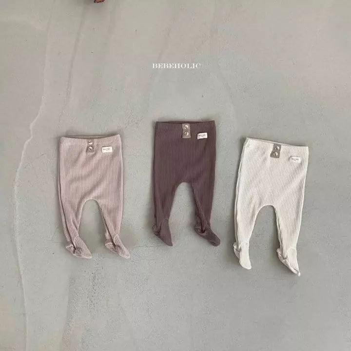 Bebe Holic - Korean Baby Fashion - #babyboutique - Button Foot Leggings - 9