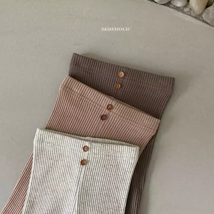 Bebe Holic - Korean Baby Fashion - #babyboutique - Rib Leggings - 6