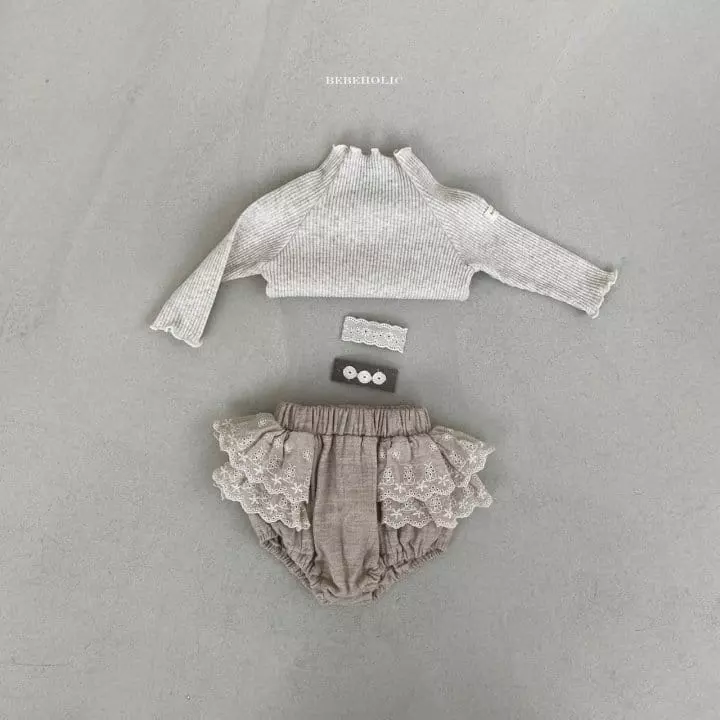 Bebe Holic - Korean Baby Fashion - #onlinebabyshop - Moa Frill Bloomers - 4