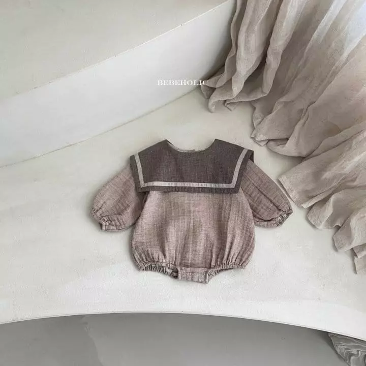 Bebe Holic - Korean Baby Fashion - #babyboutique - Haze Collar Bodysuit - 12