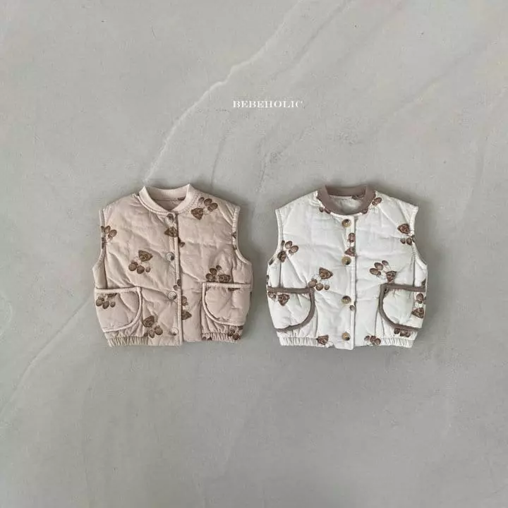 Bebe Holic - Korean Baby Fashion - #babyboutiqueclothing - Bear Vest - 8