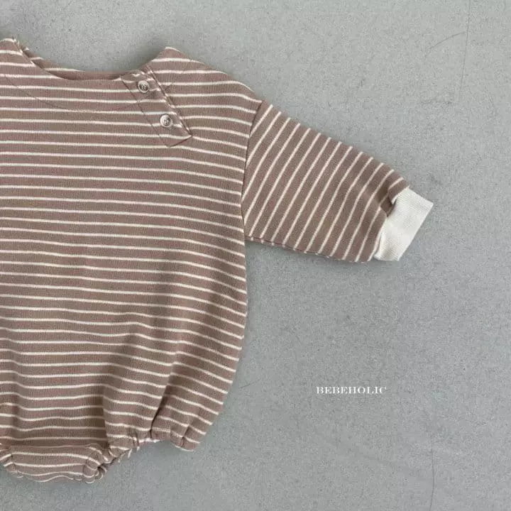 Bebe Holic - Korean Baby Fashion - #babyboutiqueclothing - Bay Stripes Bodysuit - 10