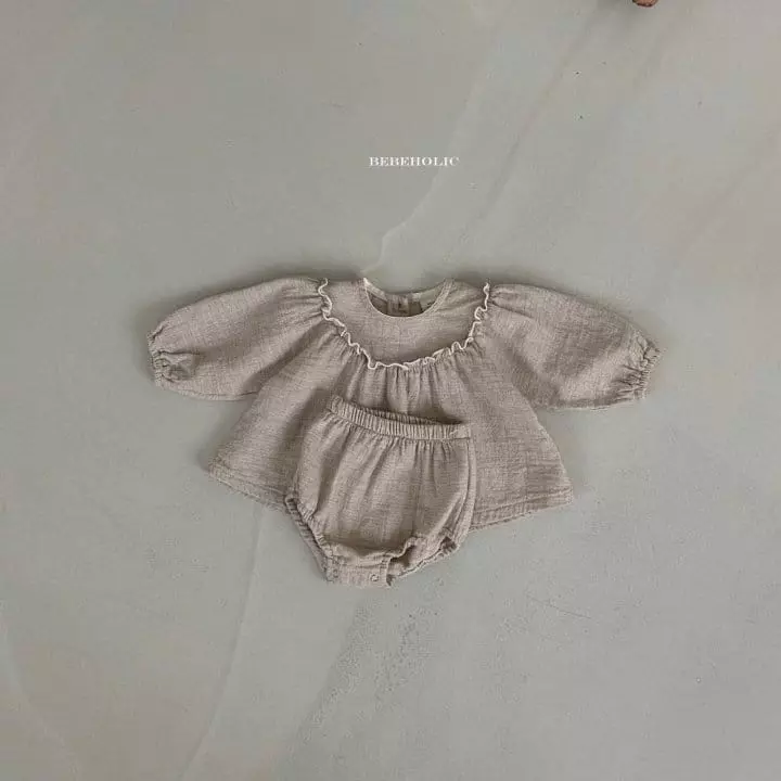 Bebe Holic - Korean Baby Fashion - #babyboutiqueclothing - Bennis Top Bottom Set - 11