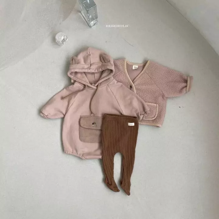 Bebe Holic - Korean Baby Fashion - #babyclothing - Kangaroo Bodysuit - 6