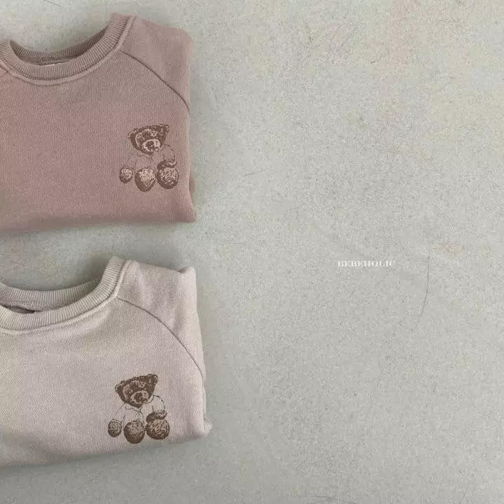 Bebe Holic - Korean Baby Fashion - #babyclothing - Bear Top Bottom Set - 9