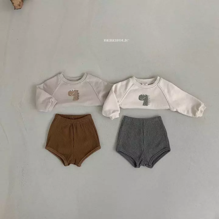 Bebe Holic - Korean Baby Fashion - #babyclothing - Dano Color Top Bottom Set - 7