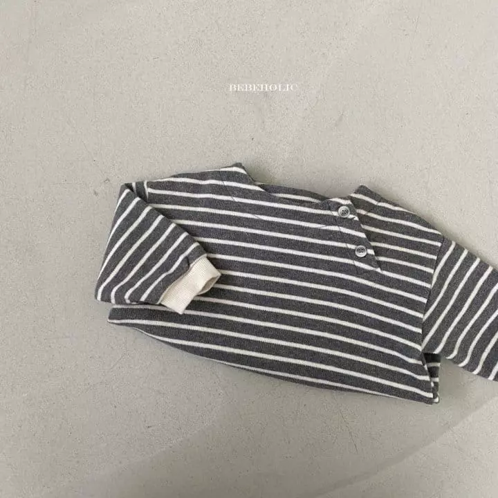 Bebe Holic - Korean Baby Fashion - #babyfashion - Bay Stripes Bodysuit - 12