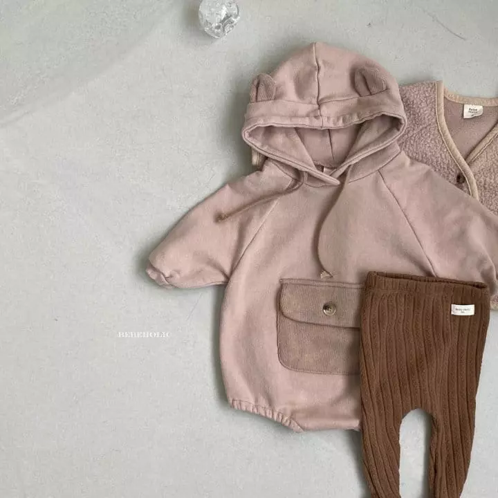 Bebe Holic - Korean Baby Fashion - #babyfashion - Kangaroo Bodysuit - 7
