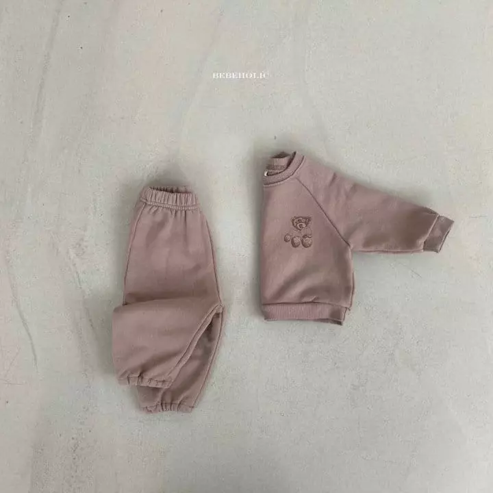 Bebe Holic - Korean Baby Fashion - #babyfashion - Bear Top Bottom Set - 10