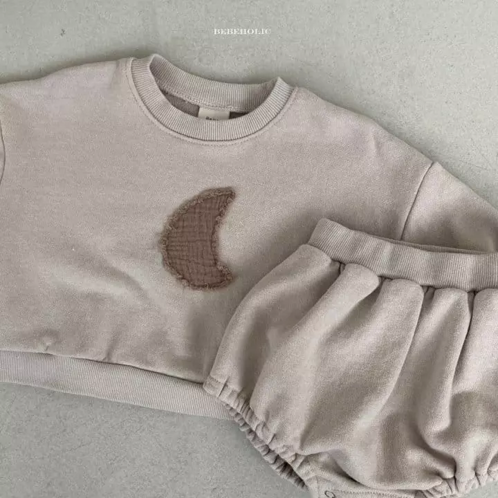 Bebe Holic - Korean Baby Fashion - #babyfashion - Moon Top Bottom Set - 9