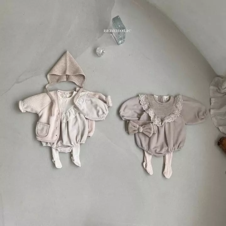 Bebe Holic - Korean Baby Fashion - #babyfashion - Haze Frill Bodysuit