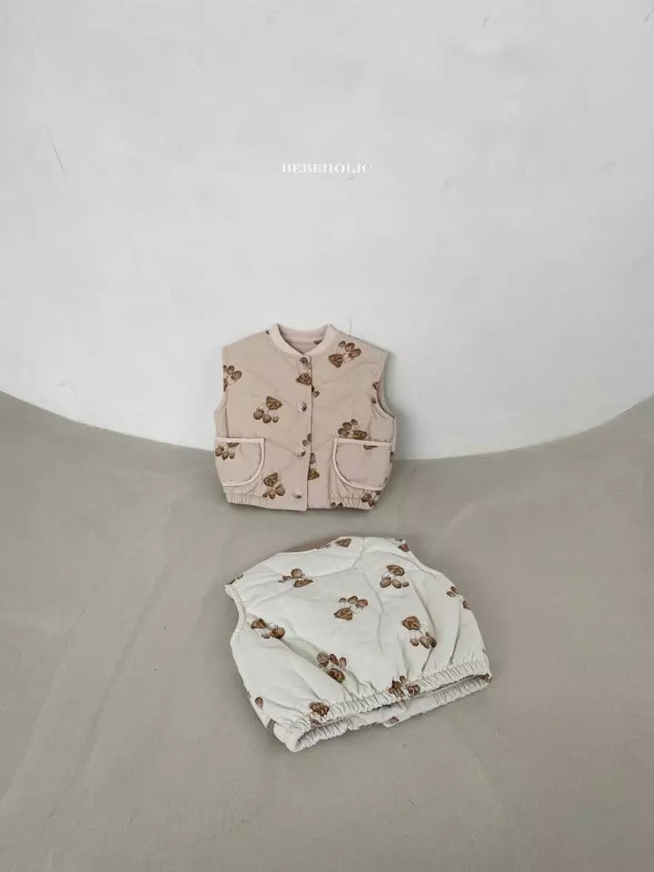 Bebe Holic - Korean Baby Fashion - #babyfever - Bear Vest - 11
