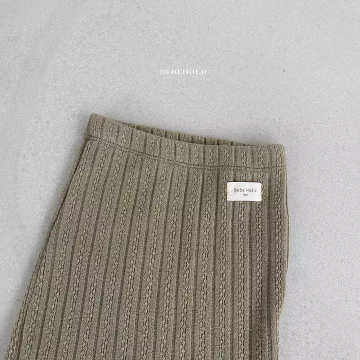 Bebe Holic - Korean Baby Fashion - #babyfever - Knit Foot Leggings - 12